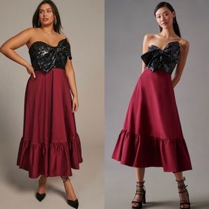 NWOT - Anthropologie - Hutch Sequin Bow Dress size 2